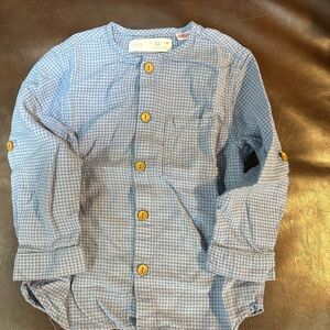 Zara Classic Blue Button Down Shirt